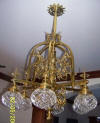 ANTIQUE LIGHT FIXTURE-A